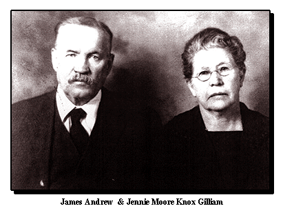 James Andrew and Jennie Gilliam